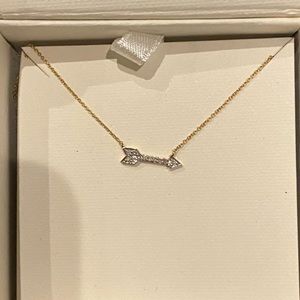 Stella & Dot Covet Diamond necklace 14k